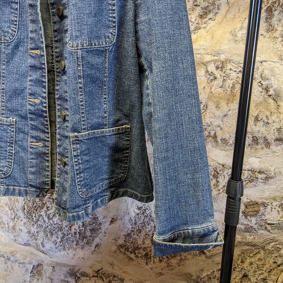 TRIBA Denim Jean Jacket Size 6 - Picture 5 of 6